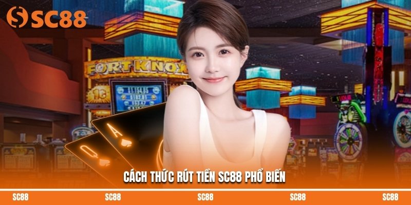 Cách thức rút tiền SC88 phổ biến