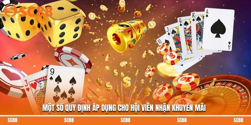 Một số quy định áp dụng cho hội viên nhận khuyến mãi 