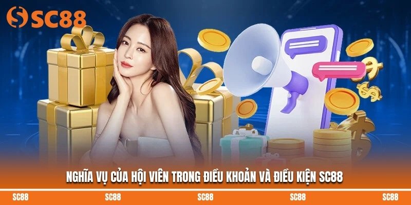 Nghĩa vụ của hội viên trong điều khoản và điều kiện SC88