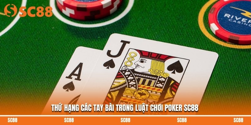Thứ hạng các tay bài trong luật chơi Poker SC88