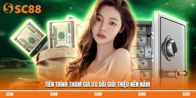 Tiến trình tham gia ưu đãi giới thiệu nên nắm